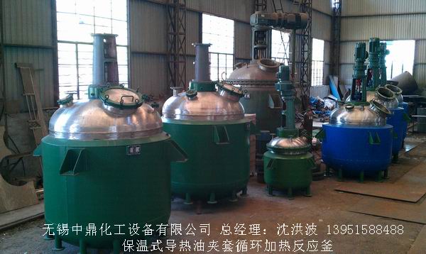 蒸汽加熱反應釜、導熱油循環加熱反應釜 
