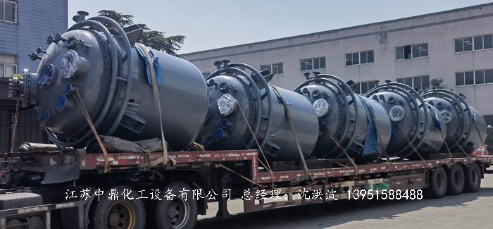江西某漢新材料有限公司5臺(tái)磁力轉(zhuǎn)化釜即將啟程
